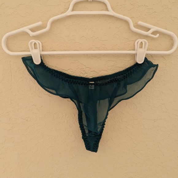 Victorias Secret Vintage Velvet Slip Dress and Panties Set Size S Y2K 90s - Picture 5 of 11